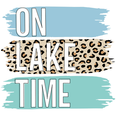 Lake (On Lake Time (Pastel + Leopard) - DTFreadytopress