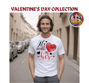 Men's Softstyle Gildan T-Shirt with 11" My Heart Belongs to Her - Twisted Image Transfers