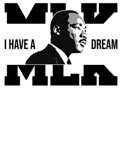 MLK I Have a Dream DTF (direct-to-film) Transfer - Twisted Image Transfers