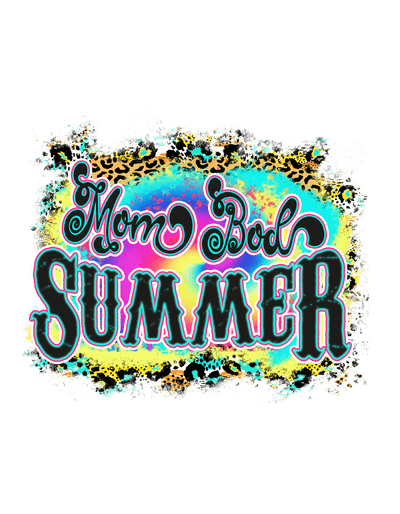 Mom (Bod Summer (Tie Dye + Leopard) - DTFreadytopress