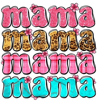 Mom/Mother's Day (Mama (Neon + Leopard) - DTFreadytopress