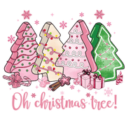 T-Shirt with Oh Christmas Tree Design with Direct to Film (DTF) Transfer - Twisted Image Transfers