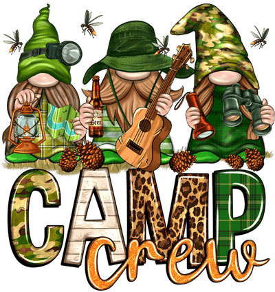 Outdoor Living (Camp Crew with Gnomies) - DTFreadytopress