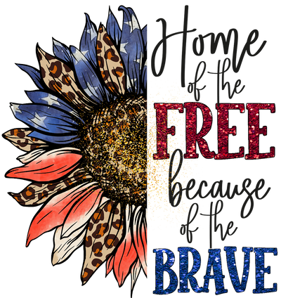 Patriotic (Sunflower Home of the Brave) - DTFreadytopress