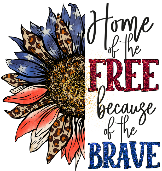 Patriotic (Sunflower Home of the Brave) - DTFreadytopress