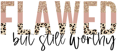 Religion (Flawed leopard glitter boho) - DTFreadytopress