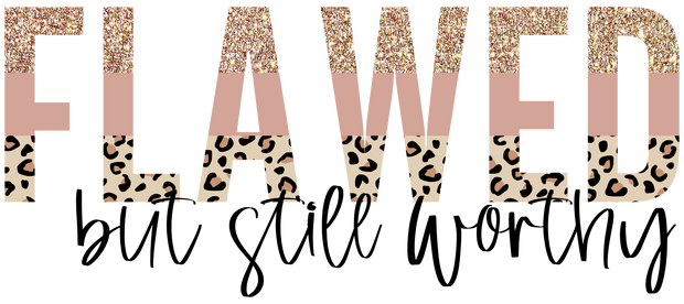 Religion (Flawed leopard glitter boho) - DTFreadytopress