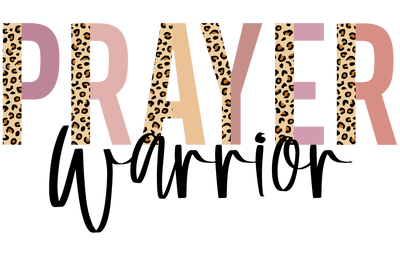 Religion (Pray Warrior (Leopard + Pastel) - DTFreadytopress