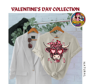 Softstyle Gildan T-Shirt with 11' Valentine's Day Cow - Twisted Image Transfers