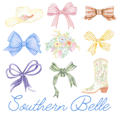 Southern Belle DTF (direct-to-film) Transfer