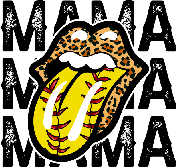 Sports (Mama Softball (Lips) - DTFreadytopress