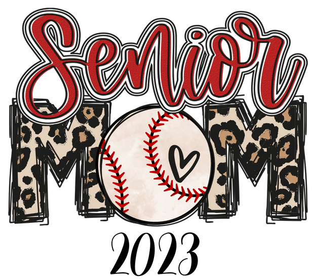 Sports (Senior Mom Baseball (Cheetah) - DTFreadytopress