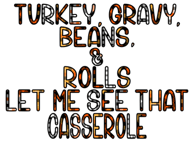 Thanksgiving (Turkey, Gravy, Bean) - DTFreadytopress