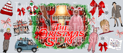 The Christmas Story Gun and Van