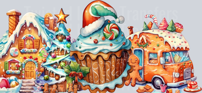 114-Gingerbread Christmas cakes