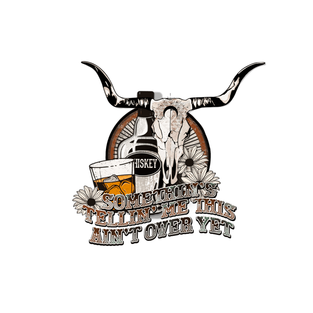 Zach Bryan Cow Skull (Pocket Design) - DTFreadytopress